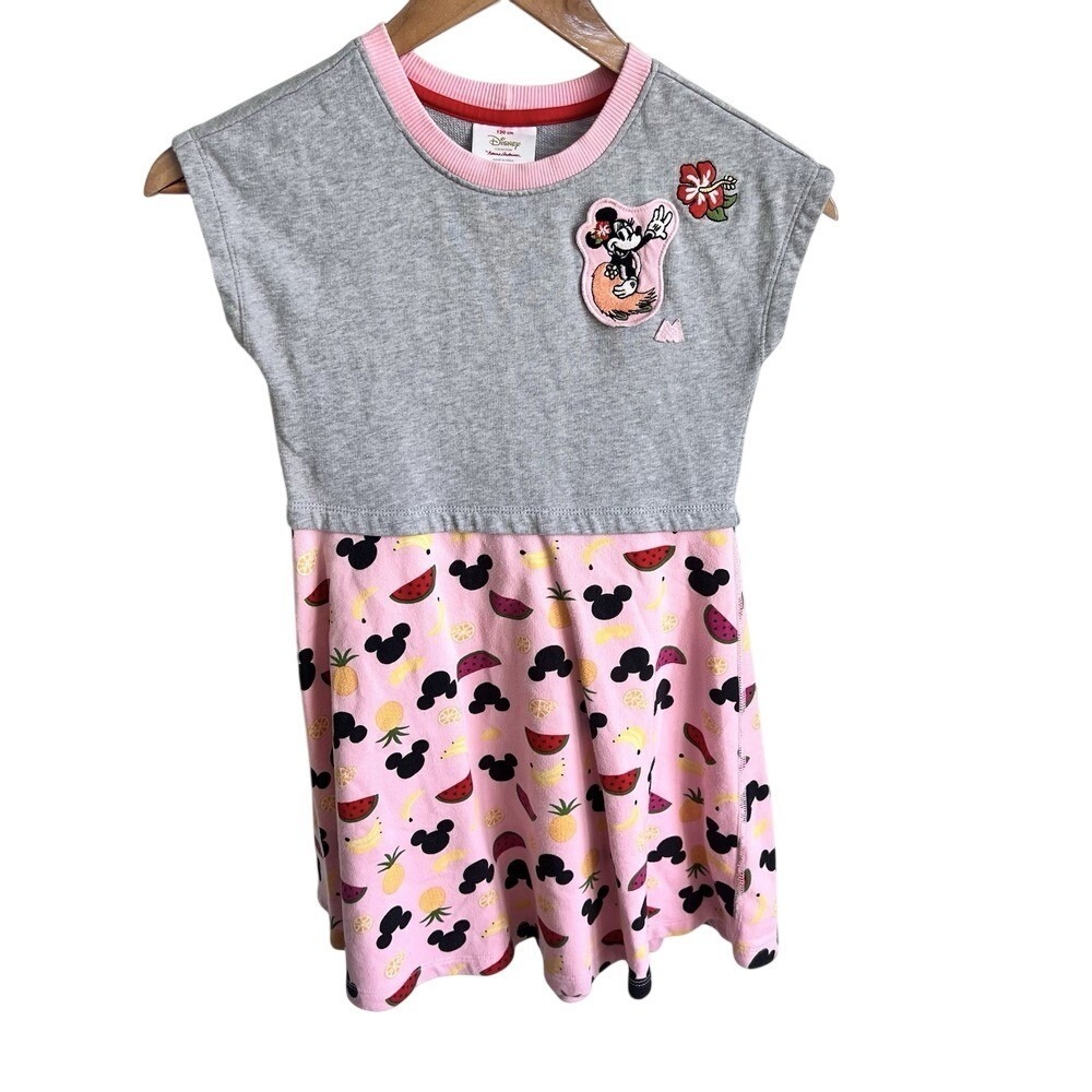 DISNEY Hawaiian Hanna Andersson Minnie Mouse Watermelon Dress Girls sz 8 Aluani